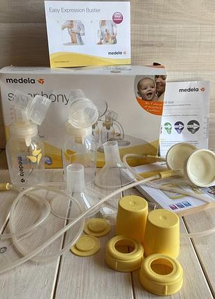 Набір подвійний double pump set для молоковідсмоктувача symphony medela оригінал обмін