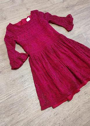 Платье гипюровое 2