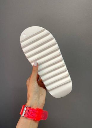 Шлепанцы adidas yeezy slide white4 фото