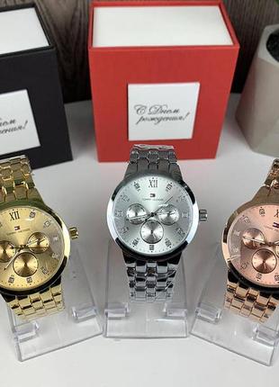 Жіночі якісні наручний годинник металеві брендові