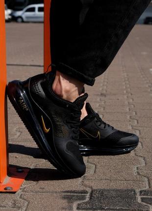 Мужские кроссовки nike air max 720 black orange5 фото
