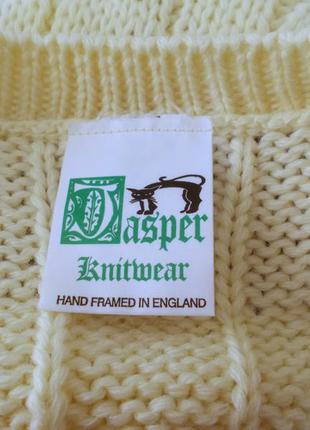 Новый свитер пуловер для крикета толстая шерсть ваниль 'jasper' 52-54р5 фото