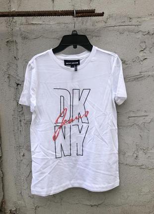 Белая футболка dkny1 фото