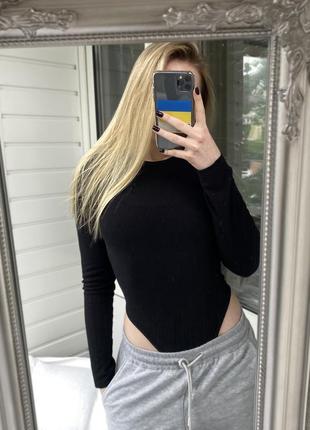 Боді primark в рубчик/боди/кофта/лонгслив