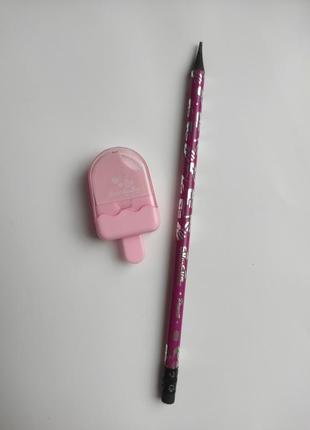 Простий олівець і гумка у вигляді морозива2 фото