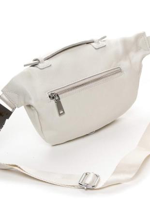 Жіноча сумочка-клатч через плече / сумка кроссбоди/ бананка з натуральної шкіри/ сумка через плече з ланцюжком3 фото