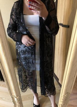 Круте модне плаття - сарафан - гумка в рубчик від zara 46-52 p4 фото