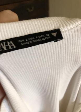 Круте модне плаття - сарафан - гумка в рубчик від zara 46-52 p7 фото