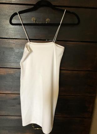 Круте модне плаття - сарафан - гумка в рубчик від zara 46-52 p3 фото