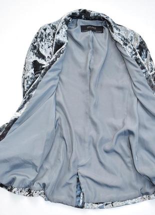 Zara роскошный велюровый жакет с поясом8 фото