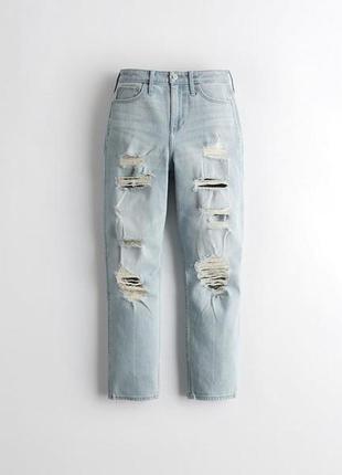 Джинсы hollister ultra high-rise mom jean8 фото