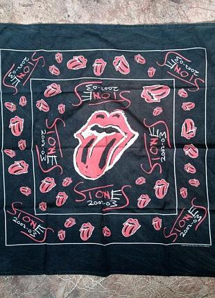 Rolling stones 2002.  шейный платок бандана, оригинал usa