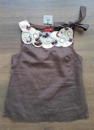 Блуза льняная derhy размер м3 фото