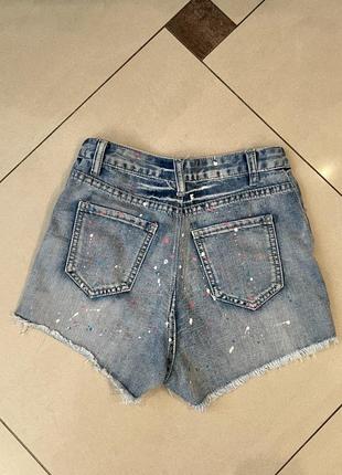 Джинсові шорти,xs 3