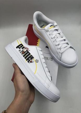 Кеди puma x peanuts serve pro youth trainers (380936 01) оригінал1 фото