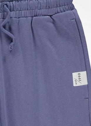 Спортивные джогеры штани для девочки от george с легкой махровой нитью2 фото