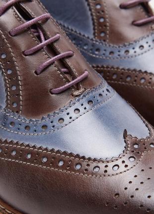 Scarpe brogue in vera pelle3 фото