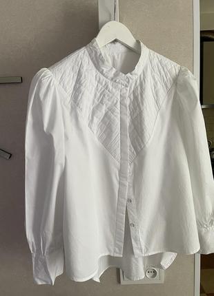 Белая рубашка / блуза хлопок oasis5 фото