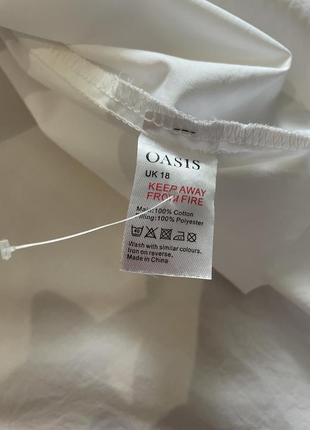 Белая рубашка / блуза хлопок oasis4 фото