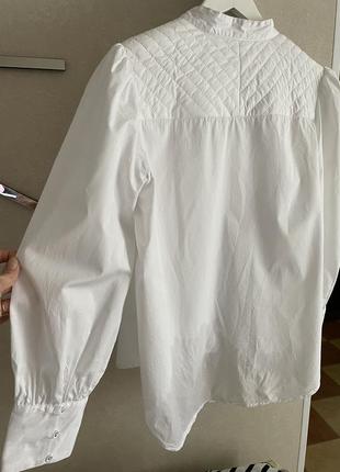 Біла сорочка / блуза бавовна oasis7 фото