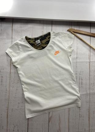 Оригинальный белый топ nike, укороченая футболка с логотипом