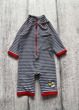 Крутой купальник купальный костюм защита от солнца john lewis 9-12мес