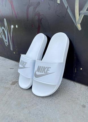 Жіночі літні білі шльопанці nike slides 🆕 женские шлепанцы найк4 фото