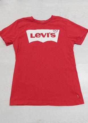 Фирменная футболка levis для мальчика 12 лет