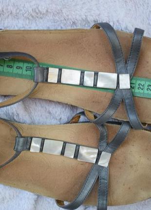 Кожаные босоножки сандали сандалии кларкс clarks р. 8 р. 42 27,8 см7 фото