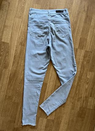 Голубые легкие скинни джинсы джеггинсы reserved3 фото