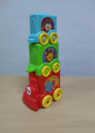 Поїзд пірамідка   від fisher price1 фото