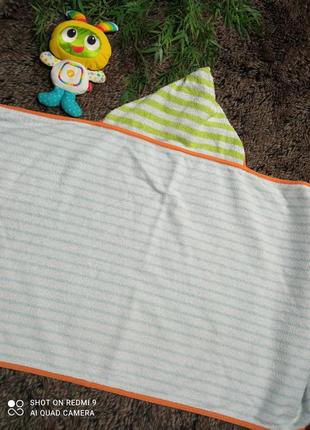 Детское махровое полотенце с капюшоном3 фото
