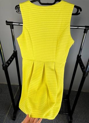 Яскравий жовтий сарафан жіночий літній8 фото