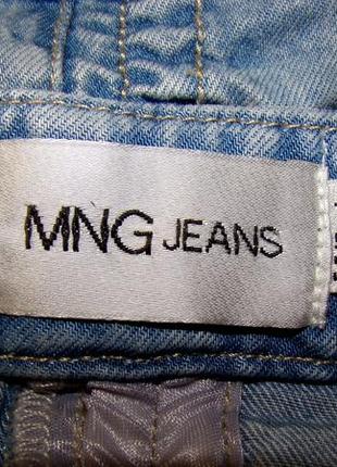 Оригинальный джинсовый комбинезон с юбкой mango (р.m/l)5 фото
