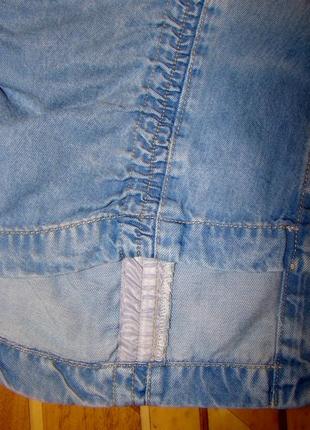 Оригинальный джинсовый комбинезон с юбкой mango (р.m/l)8 фото