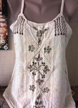 Летний легкий натуральный топ