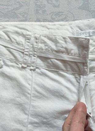 Льняные брюки promod женские льняные брюки белые льняные штаны2 фото