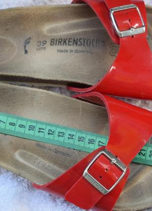 Ортопедичні шльопанці шльопанці сланці тапки birkenstock р. 39 25,5 см1 фото