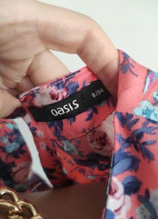 Крутая блузка футболка в цветочек цветочный принт3 фото