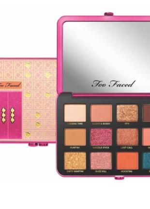 Палетка теней too faced palm springs dreams eyeshadow palette