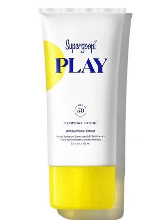 Supergoop! play everyday lotion spf 50 with sunflower extract сонцезахисний лосьйон з spf 50, 71 мл