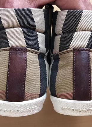 Burberry 40-41p(27см) оригінальні, шкіряні кеди,кросівки6 фото