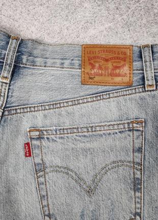 Шорти джинсові рвані шорты джинсовые рваные levi's7 фото