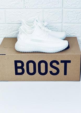 Кроссовки женские мужские adidas yeezy boost 350 white кросовки летние адидас изи буст 3505 фото