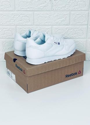 Кроссовки мужские летние сетка reebok classic кросовки рибок класик лето белые8 фото