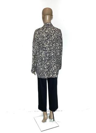 100% шерстяной удлиненнный пиджак в стиле оверсайз от люкс бренда6 фото