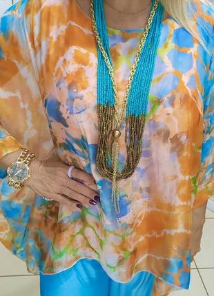 Костюм брючный италия люкс качество палаццо7 фото