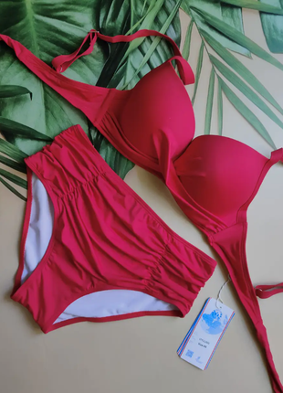 Купальник батал, высокая талия, same game 5 цветов 2501шд