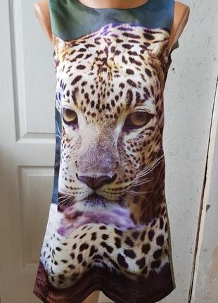 Сукня з леопардом