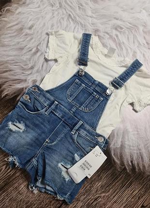 Комбінезон джинсовий h&m